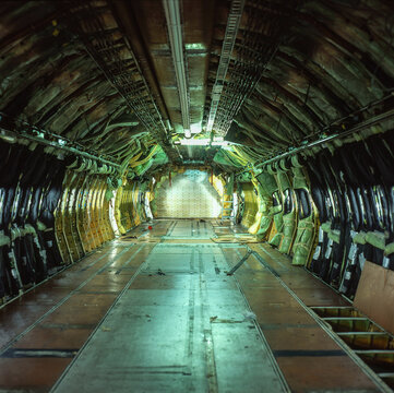 interior of airplane