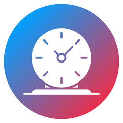 Wall Clock Vector Icon