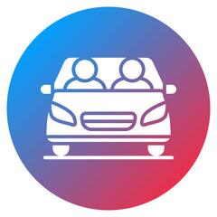Obraz premium Ride Sharing Vector Icon