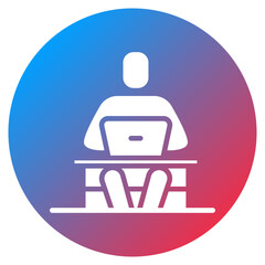 Digital Nomad Vector Icon