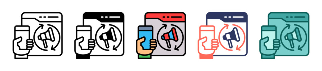 Remarketing Campaigns multiple icon