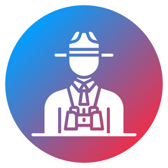 Park Ranger Vector Icon