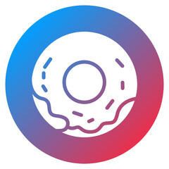 Floating Ring Vector Icon