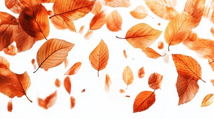 Obraz premium Falling autumn leaves (65)