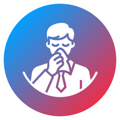 Respiratory Allergy Vector Icon