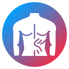 Back Muscle Spasm Vector Icon