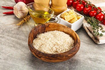 Indian cuisine - raw basmati rice