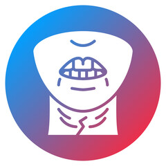 Jaw Stiffness Vector Icon
