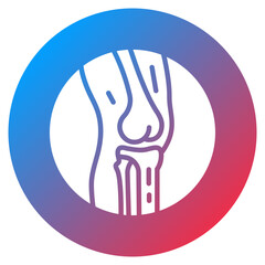 Ligament Tear Vector Icon