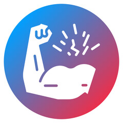 Muscle Weakness Vector Icon