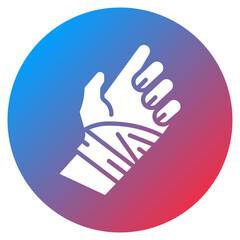 Wrist Sprain Vector Icon