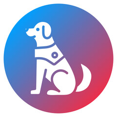 Emotional Support Animal Vector Icon