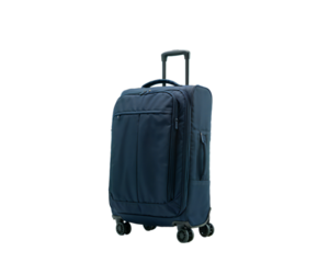 Dark Blue Carry On Suitcase Spinner Luggage Travel Bag