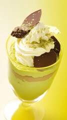 Matcha Dessert in Glass: A Delicate Culinary Masterpiece