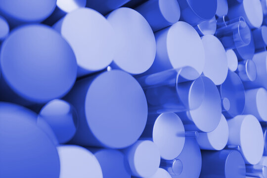 Abstract Tubes Pattern Background.