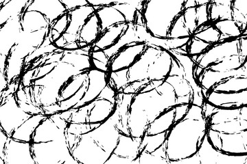 Obraz premium Hand-drawn line textures. Scribbles, horizontal and wavy strokes. Different types of hatching