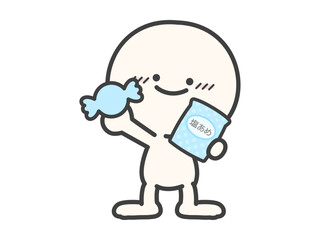 塩飴と人物