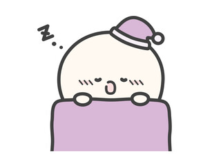 寝ている人物