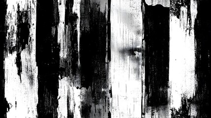 Abstract black and white striped texture design.