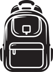 School backpack black vector