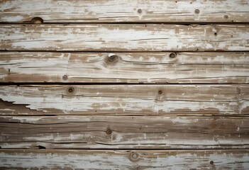 Obraz premium Worn Aged Wooden Planks with Peeling Paint