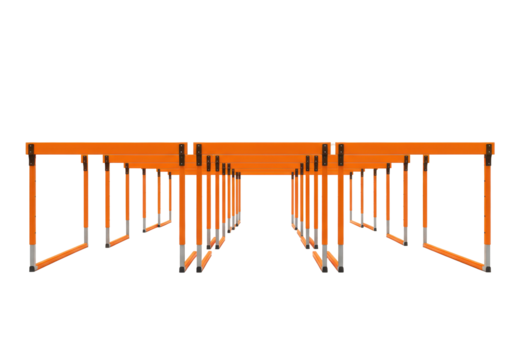 Hurdles in a row