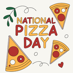 vector illustration of pizza