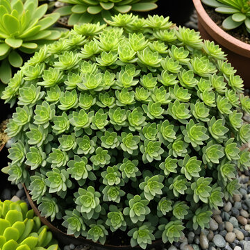 Japanese stonecrop (hylotelephium sieboldii) sedum plant