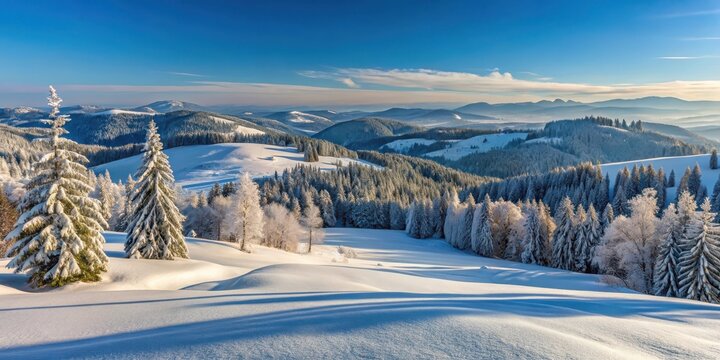 Winterlandschaft auf dem Feldberg, Schneelicht, Berge,  Schneelicht, Berge, Winterland, Alpenlandschaft