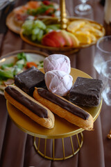 chocolate cake on a plate