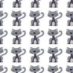 Seamless cute pattern. Pattern for textiles in hand draw style