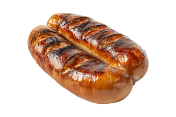 Choripan isolated on transparent background
