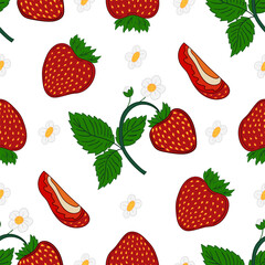 Pattern for textile or kitchen in hand draw style. Seamless pattern
