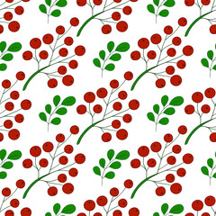 Pattern for textile or kitchen in hand draw style. Seamless pattern