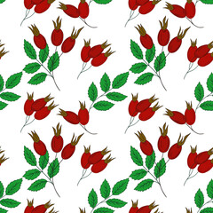 Pattern for textile or kitchen in hand draw style. Seamless pattern