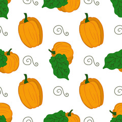 Pattern for textile or kitchen in hand draw style. Seamless pattern