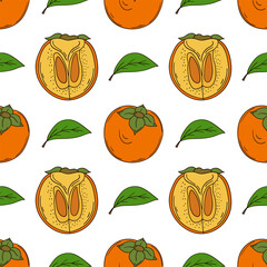 Pattern for textile or kitchen in hand draw style. Seamless pattern