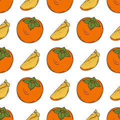 Pattern for textile or kitchen in hand draw style. Seamless pattern