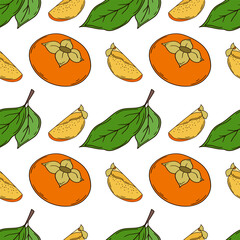 Pattern for textile or kitchen in hand draw style. Seamless pattern