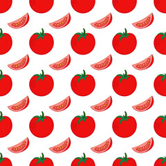 Pattern for textile or kitchen in hand draw style. Seamless pattern