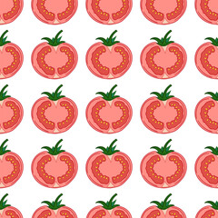 Pattern for textile or kitchen in hand draw style. Seamless pattern