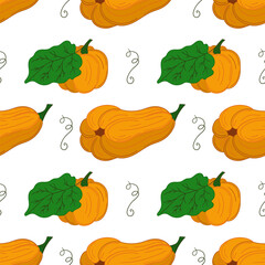 Pattern for textile or kitchen in hand draw style. Seamless pattern