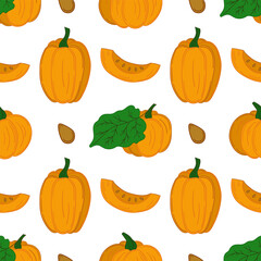 Pattern for textile or kitchen in hand draw style. Seamless pattern