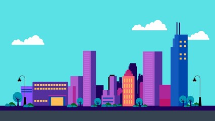 abstract city background