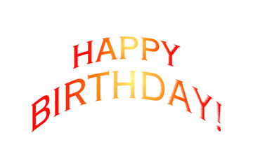 HAPPY BIRTHDAY（誕生日おめでとう）
よく目立つロゴマーク
