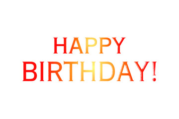 HAPPY BIRTHDAY（誕生日おめでとう）
よく目立つロゴマーク
