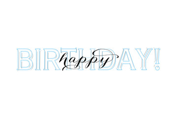 HAPPY BIRTHDAY（誕生日おめでとう）
よく目立つロゴマーク
