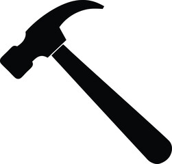 hammer and nail vector illustration