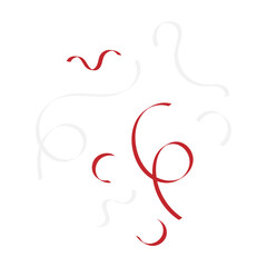 Obraz premium Indonesian Flag Confetti