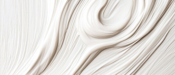Obraz premium Abstract design of flowing white and light gray lines.
